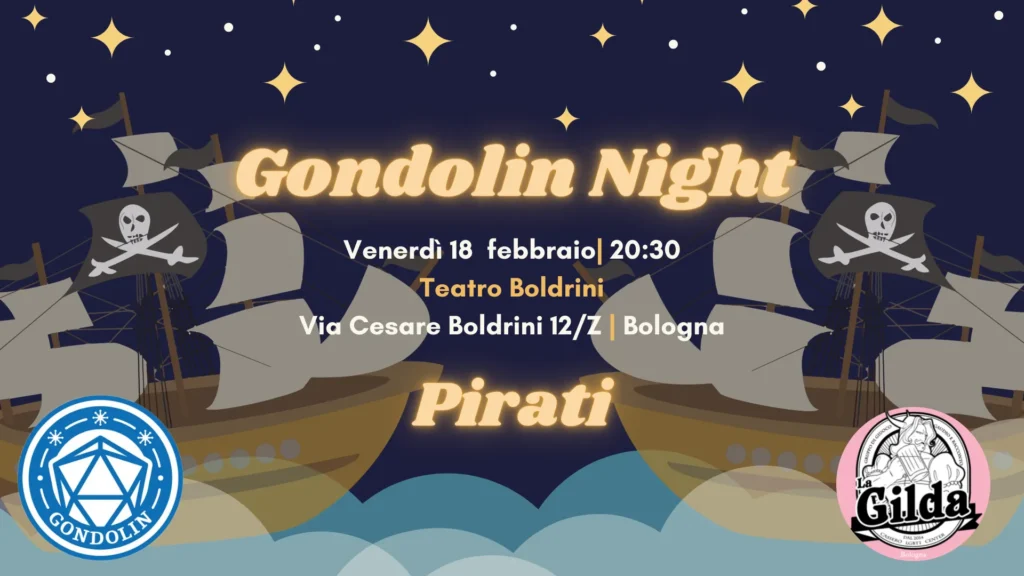 copertina gondolin night pirati