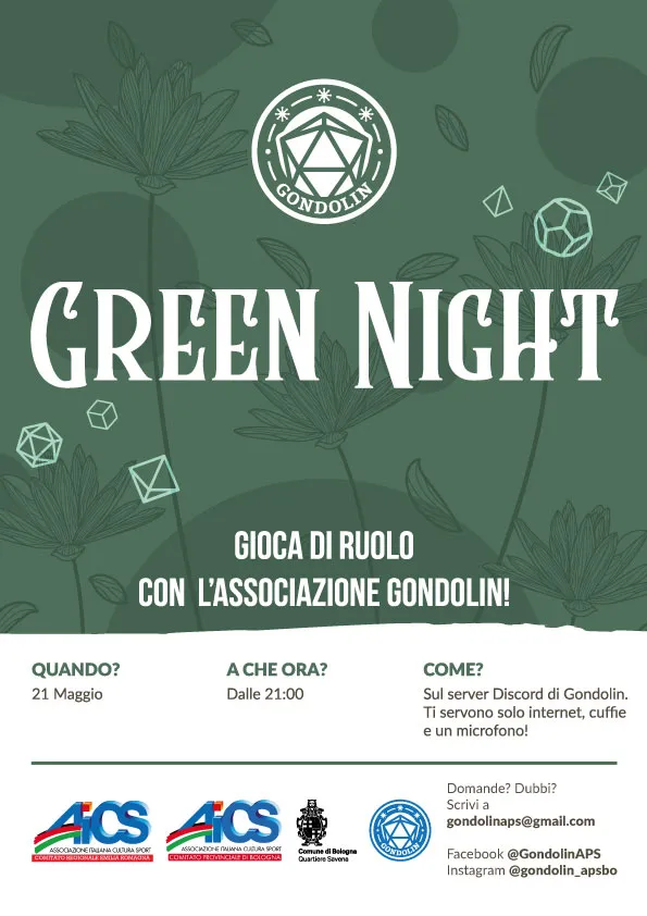 locandina gondolin green nights