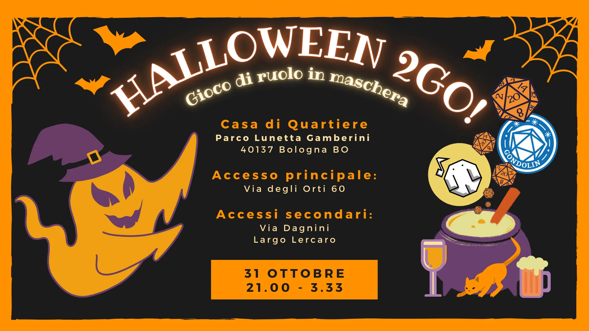 copertina evento halloween
