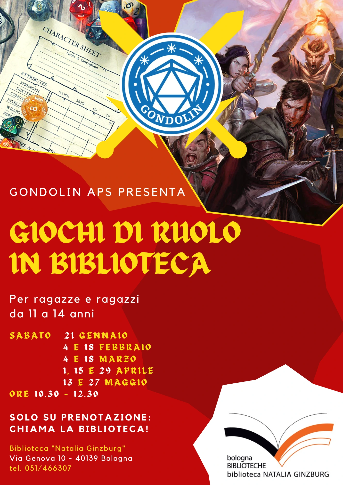 Gioco di ruolo in biblioteca | Stagione 2023