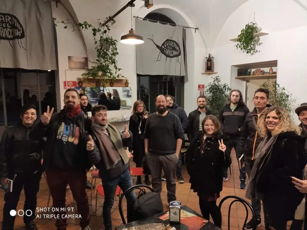 Partecipanti alla presentazione di "Fuori dal Dungeon" e "Duralande RPG"