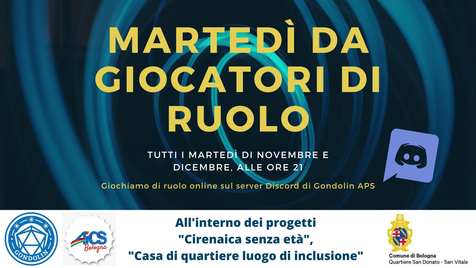 Locandina di Martedì da Giocatori di Ruolo